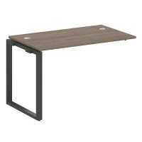 Metal System Style БО.ПРС-СП-1.2 (Вяз благородный/антрацит) Проходной наборный элемент рабочей станции на О-образном  м/к(проходная опора Б.ОСП-72, столешница, комплект траверс)