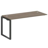 Metal System Style БО.ПРС-СП-1.4 (Вяз благородный/антрацит) Проходной наборный элемент рабочей станции на О-образном м/к (проходная опора Б.ОСП-72, столешница, комплект траверс)