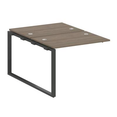 Metal System Style БО.ПРС-СП-2.1 (Вяз благородный/антрацит) Проходной наборный элемент рабочей станции на О-образном м/к (проходная опора Б.ОСП-147, две столешницы, два комплекта траверс)