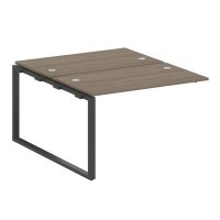 Metal System Style БО.ПРС-СП-2.2 (Вяз благородный/антрацит) Проходной наборный элемент рабочей станции на О-образном м/к (проходная опора Б.ОСП-147, две столешницы, два комплекта траверс)