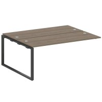 Metal System Style БО.ПРС-СП-2.5 (Вяз благородный/антрацит) Проходной наборный элемент рабочей станции на О-образном м/к (проходная опора Б.ОСП-147, две столешницы, два комплекта траверс)