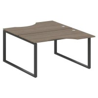 Metal System Style БО.РАС-СА-2.2 (Вяз благородный/антрацит) Рабочая станция криволинейная на О-образном м/к