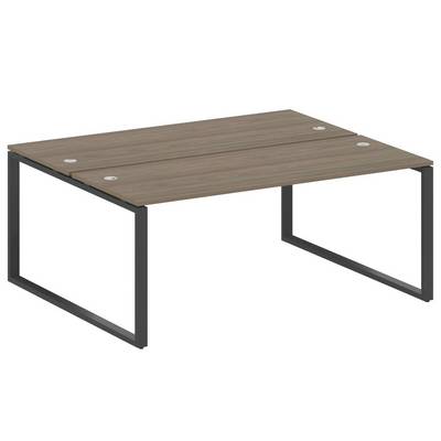 Metal System Style БО.РАС-СП-2.5 (Вяз благородный/антрацит) Рабочая станция на О-образном м/к