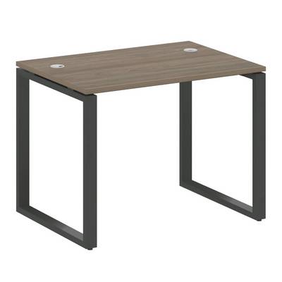 Metal System Style БО.СП-1 (Вяз благородный/антрацит) Стол письменный на О-образном м/к