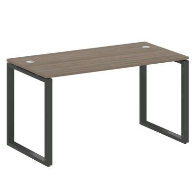 Metal System Style БО.СП-3 (Вяз благородный/черный) Стол письменный на О-образном м/к