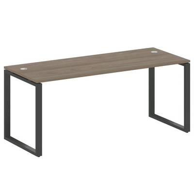 Metal System Style БО.СП-5 (Вяз благородный/черный) Стол письменный на О-образном м/к