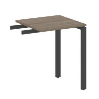 Metal System Style БП.ПР-1 (Вяз благородный/антрацит) Приставной элемент на П-образном м/к (используется в качестве брифинга или боковой приставки)