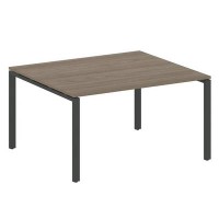 Metal System Style БП.ПРГ-1.3 (Вяз благородный/антрацит) Переговорный стол (1 столешница) на П-образном м/к