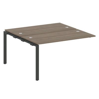 Metal System Style БП.ПРС-СП-2.3 (Вяз благородный/антрацит) Проходной наборный элемент рабочей станции  на П-образном м/к  (проходная опора Б.ОСП-147, две столешницы, два комплекта траверс)