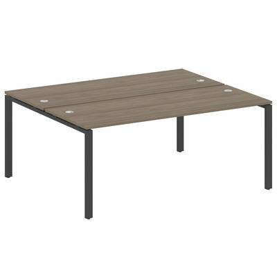 Metal System Style БП.РАС-СП-2.5 (Вяз благородный/антрацит) Рабочая станция на П-образном м/к