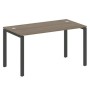 Metal System Style БП.СП-3 (Вяз благородный/антрацит) Стол письменный на П-образном м/к