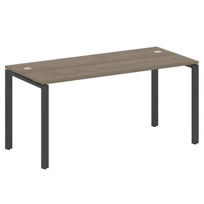 Metal System Style БП.СП-4 (Вяз благородный/черный) Стол письменный на П-образном м/к