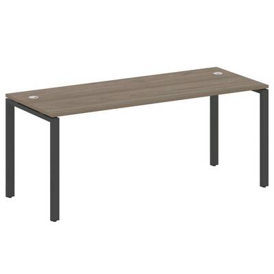 Metal System Style БП.СП-5 (Вяз благородный/антрацит) Стол письменный на П-образном м/к