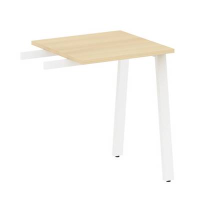 Metal System Style БА.ПР-1 (Акация лорка/белый) Приставной элемент на А-образном м/к (используется в качестве брифинга или боковой приставки)