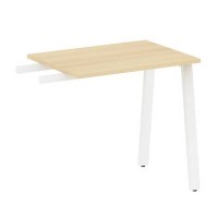 Metal System Style БА.ПР-2 (Акация лорка/белый) Приставной элемент на А-образном м/к (используется в качестве брифинга или боковой приставки)