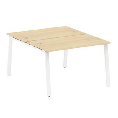 Metal System Style БА.РАС-СП-2.2 (Акация лорка/белый) Рабочая станция на А-образном м/к