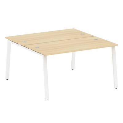 Metal System Style БА.РАС-СП-2.3 (Акация лорка/белый) Рабочая станция на А-образном м/к