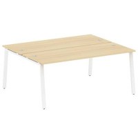 Metal System Style БА.РАС-СП-2.5 (Акация лорка/белый) Рабочая станция на А-образном м/к