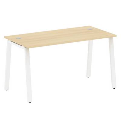 Metal System Style БА.СП-3 (Акация лорка/белый) Стол письменный на А-образном м/к