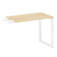 Metal System Style БО.ПР-3 (Акация лорка/белый) Приставной элемент на О-образном м/к (используется в качестве брифинга или боковой приставки)