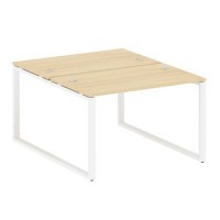 Metal System Style БО.РАС-СП-2.2 (Акация лорка/белый) Рабочая станция на О-образном м/к