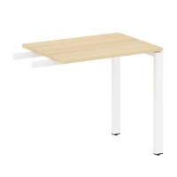 Metal System Style БП.ПР-2 (Акация лорка/белый) Приставной элемент на П-образном м/к (используется в качестве брифинга или боковой приставки)