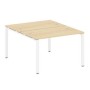 Metal System Style БП.РАС-СП-2.2 (Акация лорка/белый) Рабочая станция на П-образном м/к