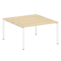 Metal System Style БП.РАС-СП-2.3 (Акация лорка/белый) Рабочая станция на П-образном м/к