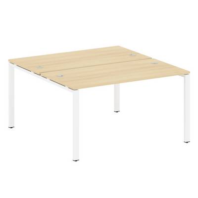 Metal System Style БП.РАС-СП-2.3 (Акация лорка/белый) Рабочая станция на П-образном м/к