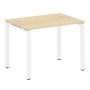 Metal System Style БП.СП-1 (Акация лорка/белый) Стол письменный на П-образном м/к