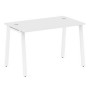 Metal System Style БА.СП-2 (Белый/белый) Стол письменный на А-образном м/к