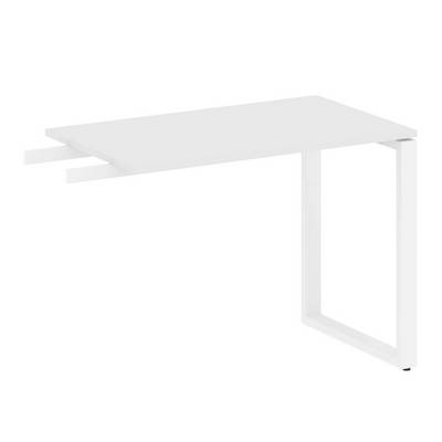 Metal System Style БО.ПР-3 (Белый/белый) Приставной элемент на О-образном м/к (используется в качестве брифинга или боковой приставки)