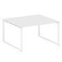 Metal System Style БО.ПРГ-1.3 (Белый/белый) Переговорный стол (1 столешница) на О-образном м/к