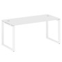 Metal System Style БО.СП-4 (Белый/белый) Стол письменный на О-образном м/к