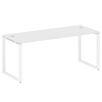 Metal System Style БО.СП-5 (Белый/белый) Стол письменный на О-образном м/к