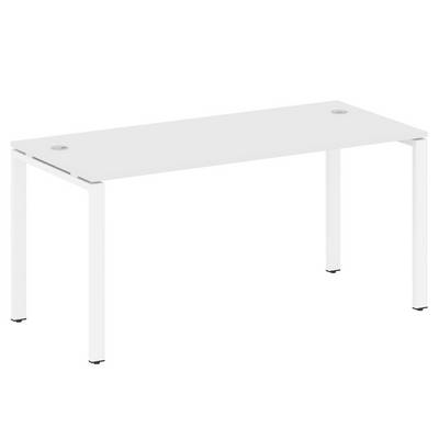 Metal System Style БП.СП-4 (Белый/белый) Стол письменный на П-образном м/к
