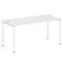 Metal System Style БП.СП-4 (Белый/белый) Стол письменный на П-образном м/к