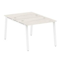 Metal System Style БА.РАС-СП-2.1 (Дуб Наварра/белый) Рабочая станция на А-образном м/к