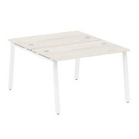 Metal System Style БА.РАС-СП-2.2 (Дуб Наварра/белый) Рабочая станция на А-образном м/к