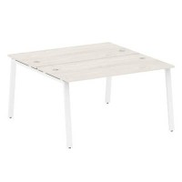 Metal System Style БА.РАС-СП-2.3 (Дуб Наварра/белый) Рабочая станция на А-образном м/к