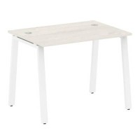 Metal System Style БА.СП-1 (Дуб Наварра/белый) Стол письменный на А-образном м/к