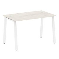 Metal System Style БА.СП-2 (Дуб Наварра/белый) Стол письменный на А-образном м/к
