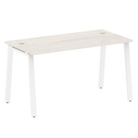 Metal System Style БА.СП-3 (Дуб Наварра/белый) Стол письменный на А-образном м/к