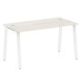 Metal System Style БА.СП-3 (Дуб Наварра/белый) Стол письменный на А-образном м/к