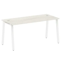 БА.СП-4 (Дуб Наварра/белый) Стол письменный на А-образном м/к