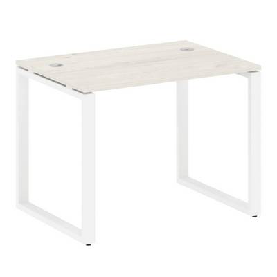 Metal System Style БО.СП-1 (Дуб Наварра/белый) Стол письменный на О-образном м/к