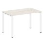 Metal System Style БП.СП-2 (Дуб Наварра/белый) Стол письменный на П-образном м/к