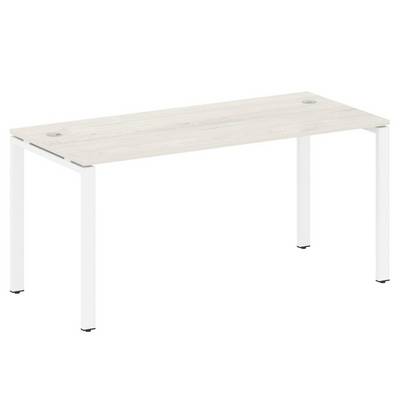 Metal System Style БП.СП-4 (Дуб Наварра/белый) Стол письменный на П-образном м/к