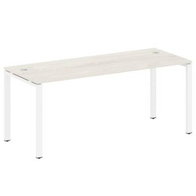 Metal System Style БП.СП-5 (Дуб Наварра/белый) Стол письменный на П-образном м/к