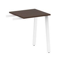 Metal System Style БА.ПР-1 (Венге цаво/белый) Приставной элемент на А-образном м/к (используется в качестве брифинга или боковой приставки)